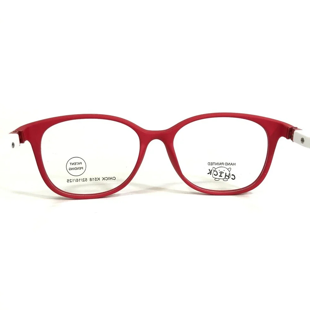 Chick Occhiali Eyeglasses Frames K518 COL 23 Blue Red White Square 52-16-125